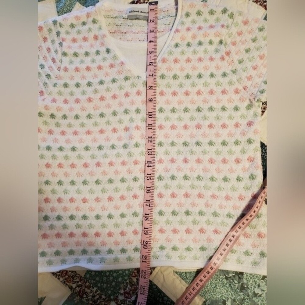Vintage Short Sleeve Grandmacore Sweater - Picture 5 of 5